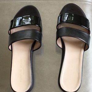 Patricia Green Slides Leather